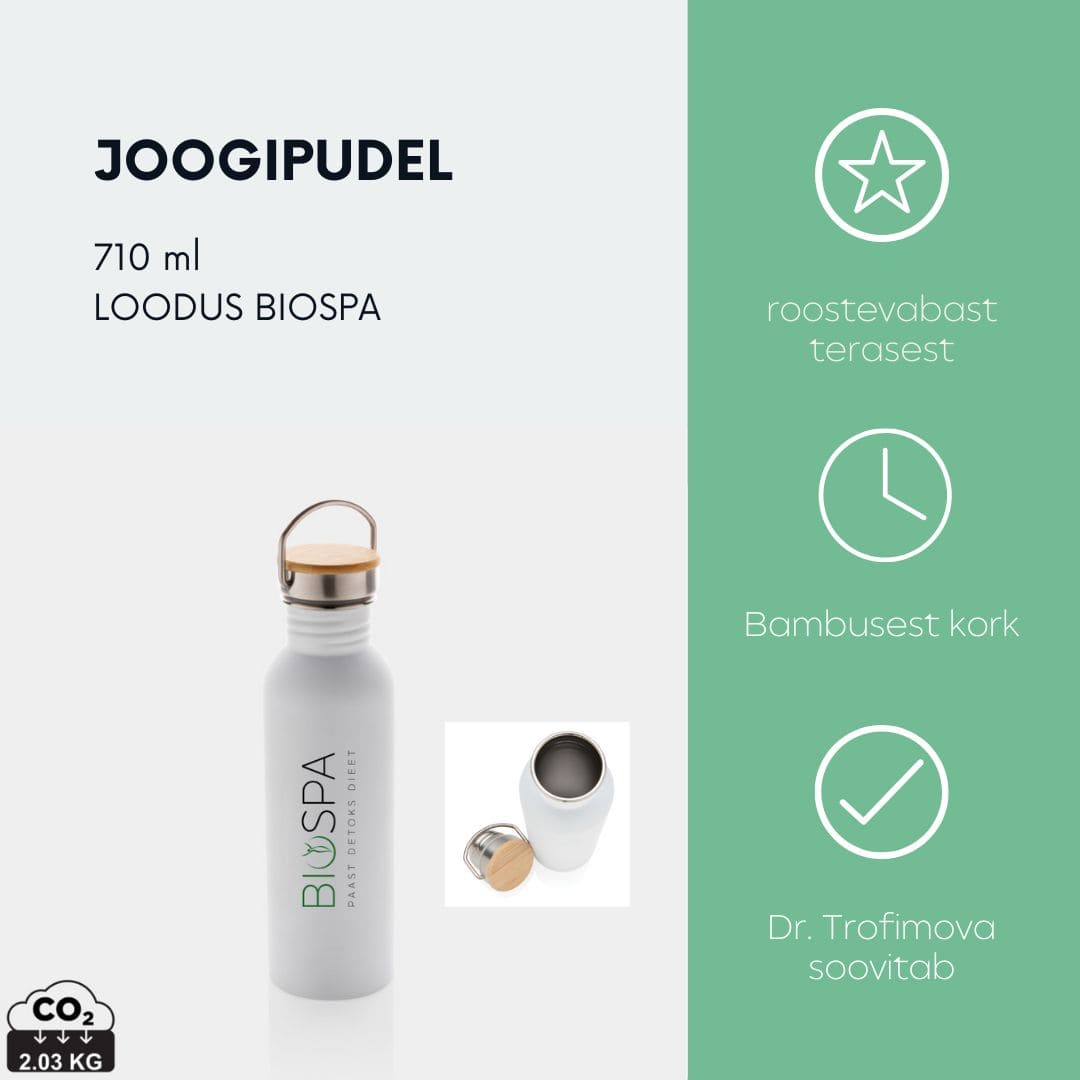 НОВЫЙ! Бутылка для питья Loodus BIOSPA